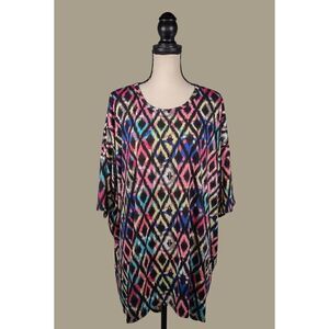 Lularoe Multi-color Short-sleeve T-Shirt Size 3XL